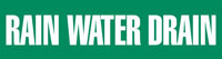Rain Water (Green) Adhesive Pipe Marker