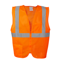Class 2, Type R, Reflective Safety Vest with Zipper