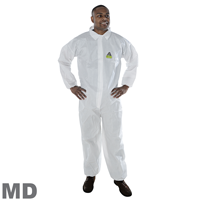 Defender II™ Coverall, Elastic Waist, Ankles, & Wrists