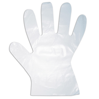 Disposable High-Density Clear Polyethylene Gloves