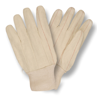 Nap-In Double Palm Knit Wrist Canvas Gloves