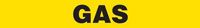 Gas (Yellow) Pipe Marker