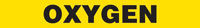 Oxygen (Yellow) Pipe Marker