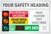 Custom Big Job Safety Scoreboard