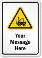 Custom Forklift Graphic Sign