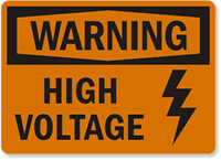 High Voltage Sign - Graphic