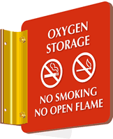 Oxygen Storage - No Smoking Sign