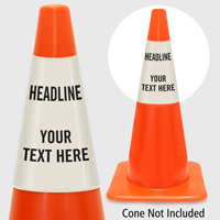Add Your Headline And Text Custom Cone Collar