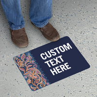 Add Your Text Here Custom SlipSafe Floor Sign