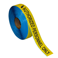 Authorized Personnel Only Superior Mark Floor Message Tape
