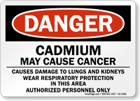 Cadmium May Cause Cancer Danger Sign