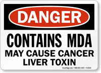 MDA May Cause Cancer Liver Toxin Sign