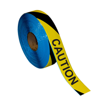 Caution Black-Yellow Stripe Superior Mark Floor Message Tape