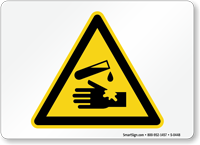Corrosive Symbol Sign