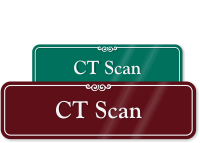 CT Scan ShowCase Wall Sign