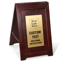 Custom Add Your Own Logo and Message FloorBoss Elite Floor Sign