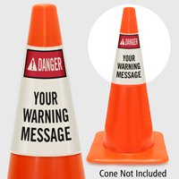 Custom ANSI Danger Cone Collar