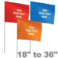 Custom Utility Marking Flags