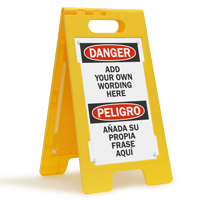 Floorboss Custom Danger Floor Stand Sign