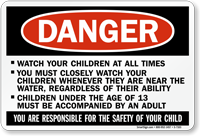 Watch Your Children Sign