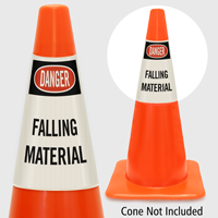 Danger Falling Material Cone Collar