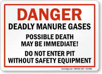 Deadly Manure Gases Possible Death Sign