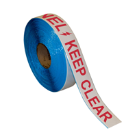 Electrical Panel Keep Clear Superior Mark Floor Message Tape