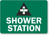 Shower Station (with graphic)