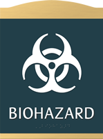 Biohazard, with Graphic and Braille