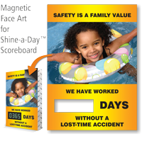 Safety Is Family Value, Scoreboards Changeable Magnetic Face