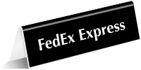 FedEx Express Tabletop Tent Sign