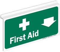 First Aid Drop Ceiling Sign