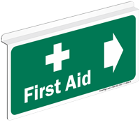 First Aid Z-Sign For Ceiling