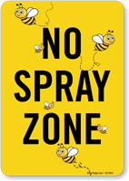 Funny No Spray Zone