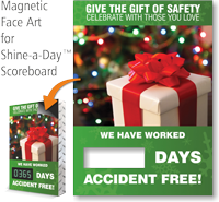 Give Gift Of Safety, Celebrate Scoreboard Magnetic Face