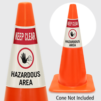 Keep Clear Hazardous Area Cone Collar