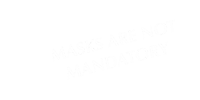 Masks Are Not Mandatory Engraved TableTop Tent Sign
