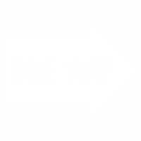 One Way, Large Arrow