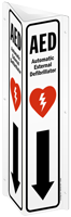 AED Automatic External Defibrillator Sign with Graphic