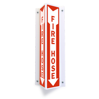 Fire Hose (Arrow) Sign