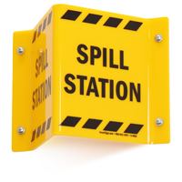 Spill Station Sign