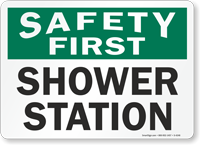 Safety First: Shower Station
