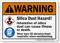 Silica Dust Hazard Inhalation Cause Illness Sign