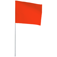 Utility Marking Flags with 18" Pole