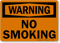 Warning: No Smoking