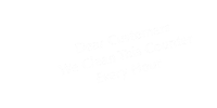We Clean this Counter Every Hour Tabletop Sign