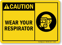 Wear Your Respirator (with graphic)