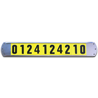 Aluminum Tag Channel Holder 10 Tags