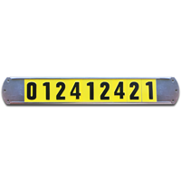 Aluminum Tag Channel Holder 9 Tags