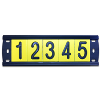 Plastic Tag Channel Holder 5 Tags